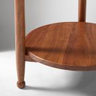 Pierce &amp; Ward Wood Tiered Side Table (18")