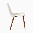 Slope Upholstered Dining Chair - Wood Legs