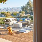 Woven Stripe Beach/Pool Towel - Washed Lagoon