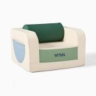 Open Box: Tiny Chair Cover Only - Natural/Forest Green/Sage/Light Blue
