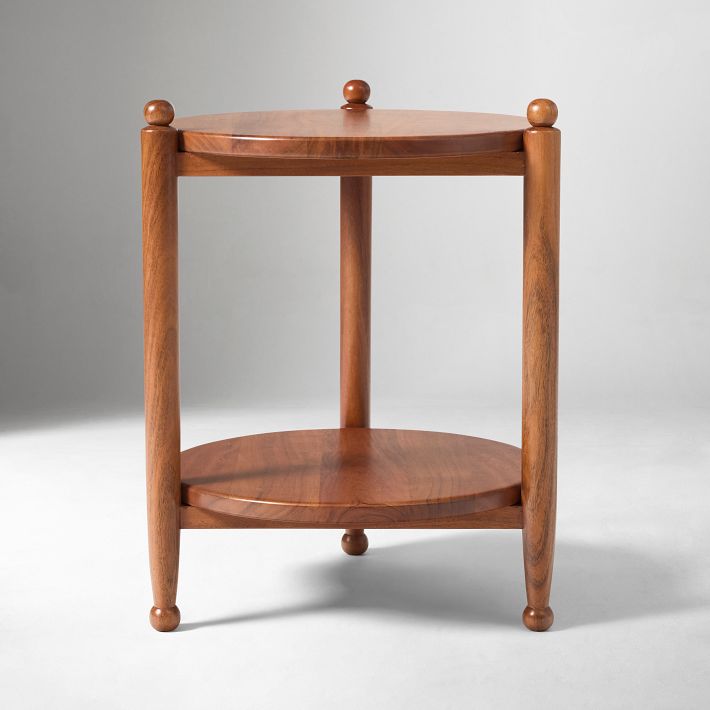 Pierce & Ward Wood Tiered Side Table 18