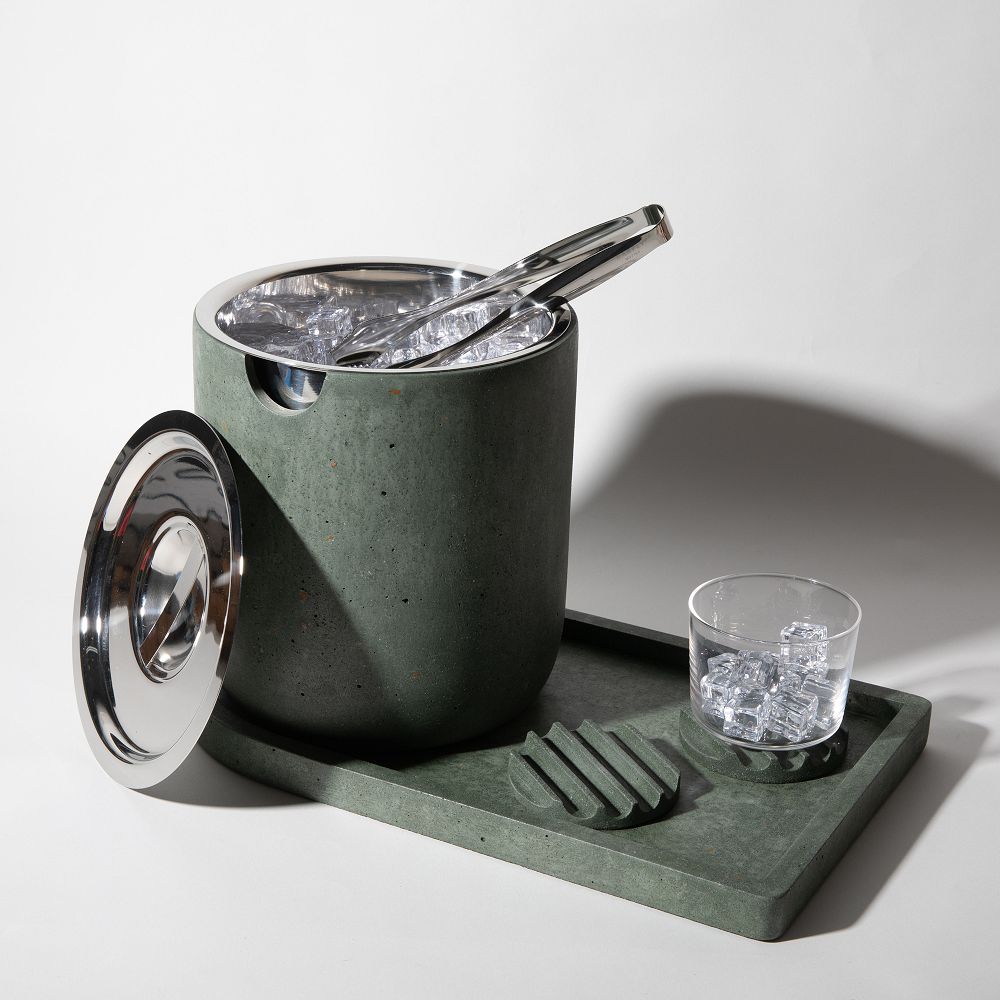 Pretti.Cool Terrazzo Ice Bucket & Tray