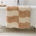 Wavy Blocks Bath Mat