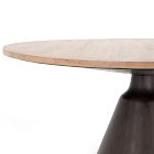 Reclaimed Wood Pedestal Dining Table (54")
