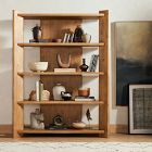 Solid Wood Intersecting Bookcase (62")
