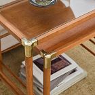 Arnet Solid Wood and Glass Nesting Side Tables (18"&ndash;24")