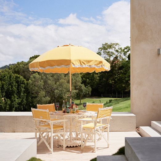 large lighted patio umbrella OVIOS 15ft Solar with APP MANOIR Poly 3-Piece Outdoor Made with a rust updated-1779188334 Color:Non-Slip--Blue 2