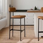 Grier Leather Bar &amp; Counter Stools