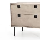 Iron &amp; Acacia 2-Drawer Nightstand (24")