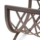 Iron Weave Wood Holder