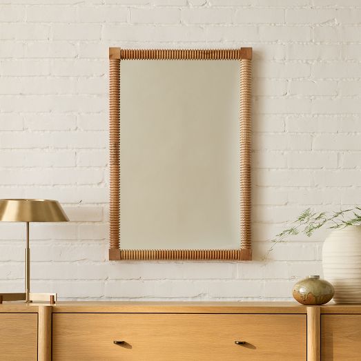 Peyton Wood Wall Mirror by West Elm