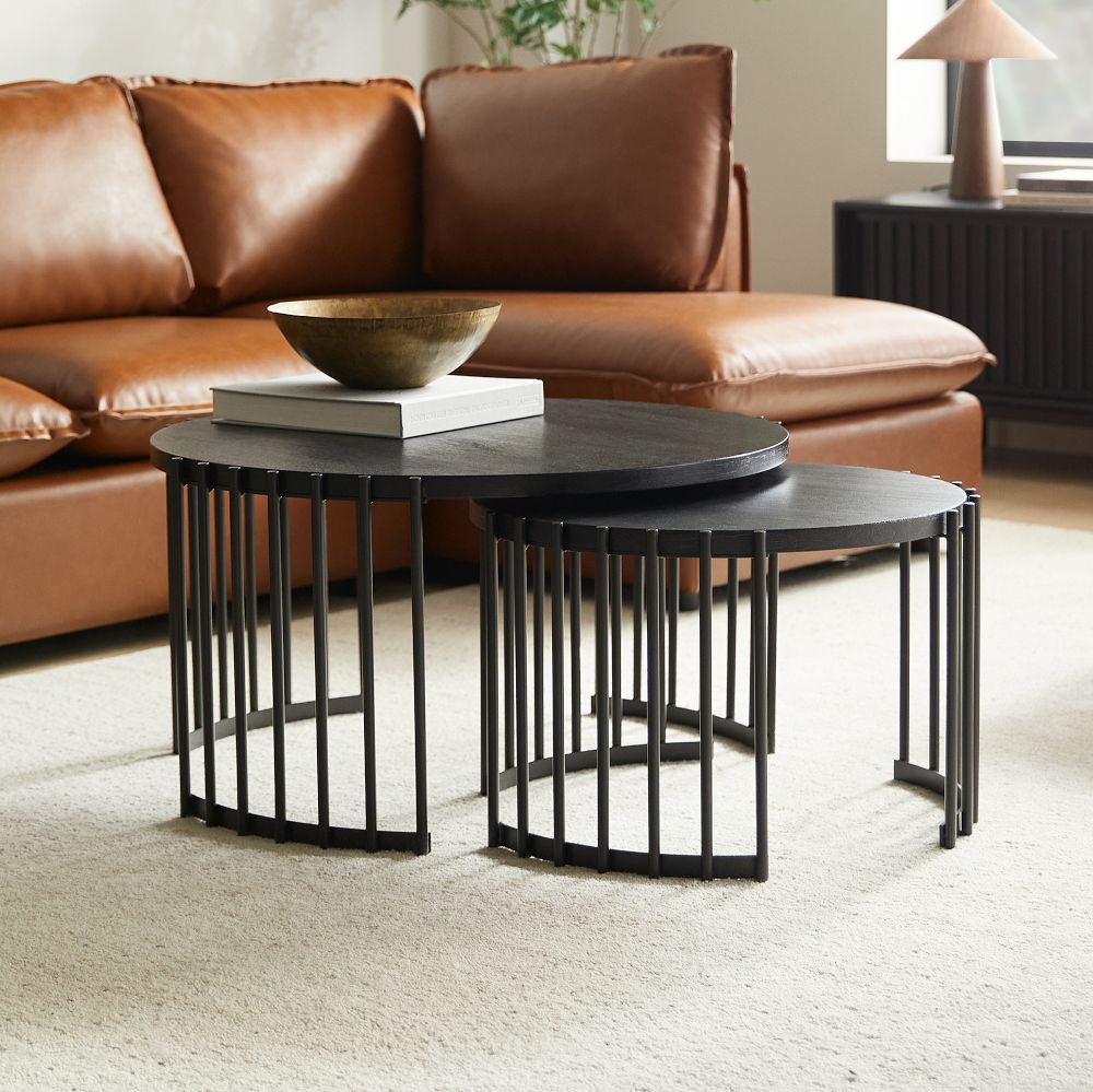 Spoke Nesting Coffee Tables (23"-31") by West Elm