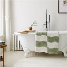 Wavy Blocks Bath Mat