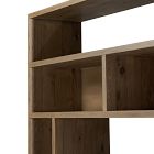 Zelina Oak Wide Bookcase (84")