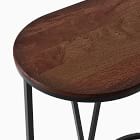 Rivera C-Shaped Side Table - Wood