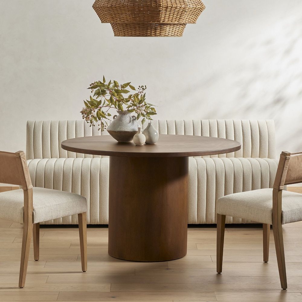 Anniina Channeled Dining Bench (72"-82") by West Elm