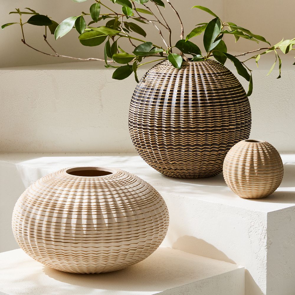 Large 9.8" Ellara Ceramic Vases