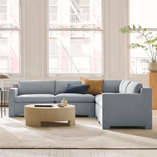 Florent 5-Piece L-Shaped Sectional (103"-109") by West Elm