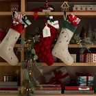 St. Jude Skier Boucle Applique Stockings