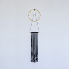 Aurea Walldeco Small Brass &amp; Black Wall Hanging