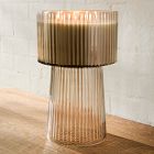 Luster Glass Pedestal Candles &ndash; Iced Elm &amp; Bergamot