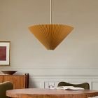 Pierce &amp; Ward Pleated Pendant (25")