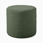 Sunbrella® Indoor/Outdoor Canvas Round Pouf