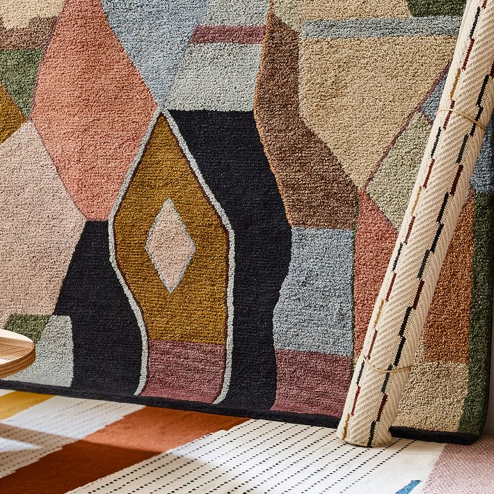Zuri Rug - Hand-Tufted New Zealand Wool in Sand | West Elm