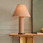 Pierce &amp; Ward Linen Table Lamp (25")
