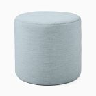 Sunbrella® Indoor/Outdoor Canvas Round Pouf