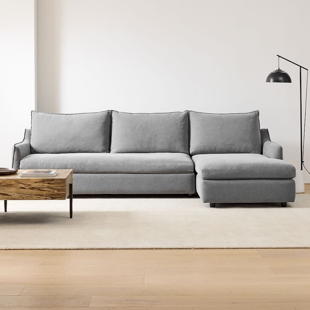 Easton 2-Piece Chaise Sectional (111") by West Elm