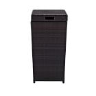 Palm Harbor Outdoor Wicker Trash Can