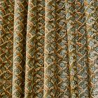 Pierce &amp; Ward Floral Lattice Curtain