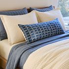Silk Squares Lumbar Pillow Cover
