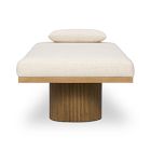 Fluted Base Chaise (73")