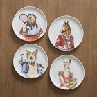 Dapper Animal Preppy Americana Salad Plates