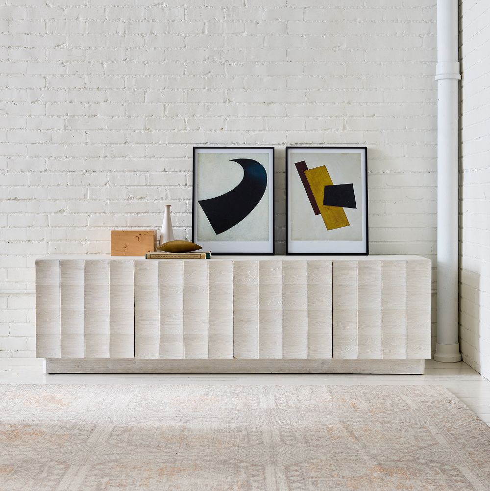 Luisa Media Carved Console (60"-80") by West Elm