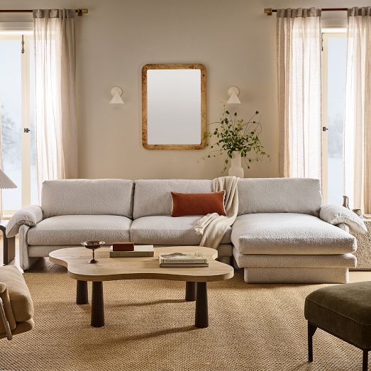 Parry 2-Piece Chaise Sectional (123") by West Elm