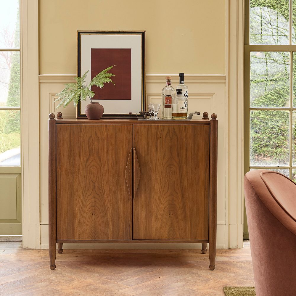 Pierce & Ward Wood Bar Cabinet (40") by West Elm