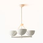 Open Box: Florent 3-Light Chandelier (25") - White