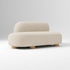 Open Box: Laurent Left Bumper (61.25") - Performance Distressed Velvet Sand, Blonde