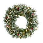 Faux Frosted Swiss Pine Wreath