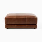 Melbourne Leather Ottoman