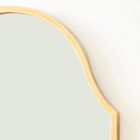 Metal Arch Shelf Mirror