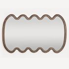 Swirl Ash Wood Wall Mirror