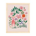 Garden Girl Framed Wall Art by Leah Duncan