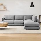 Haven 2-Piece Bumper Chaise Sectional (108"&ndash;113")