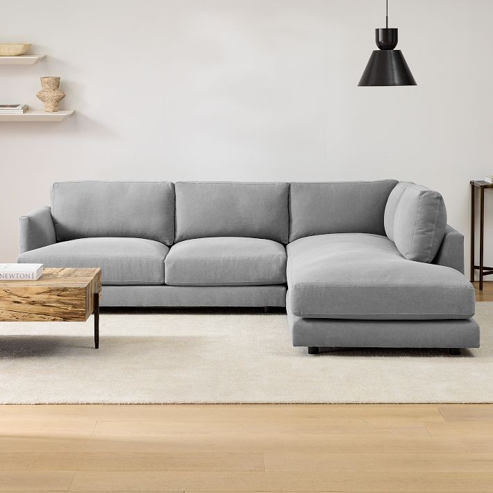 Haven 2-Piece Bumper Chaise Sectional | West Elm