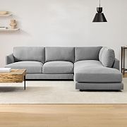 Haven 2-Piece Bumper Chaise Sectional (108"-113")