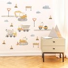 Mej Mej Away We Go Small Construction Kit Peel &amp; Stick Wall Decals
